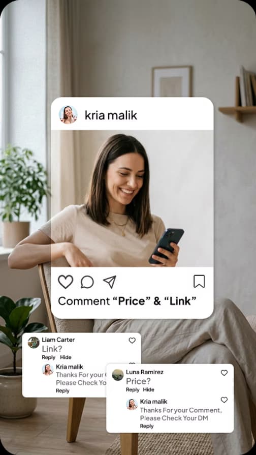 Instagram DM automation example